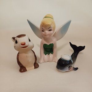 Lot of 3 Vintage Disney Figurines From the 50's and 70's. Rare Find